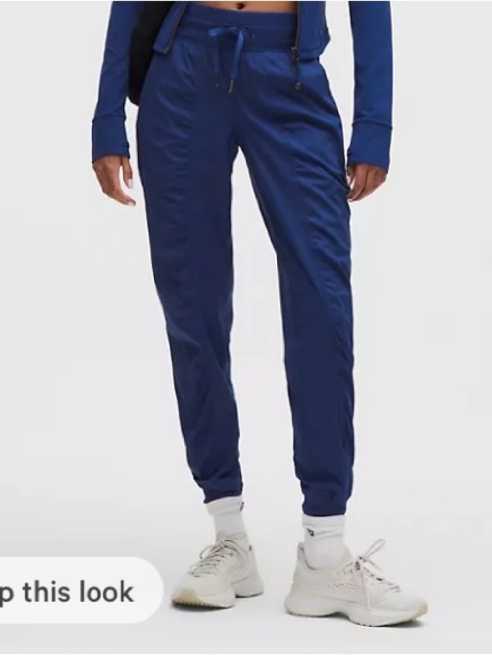 Lululemon navy Jogger Pants - Drawstring Ankle Tapered jogger